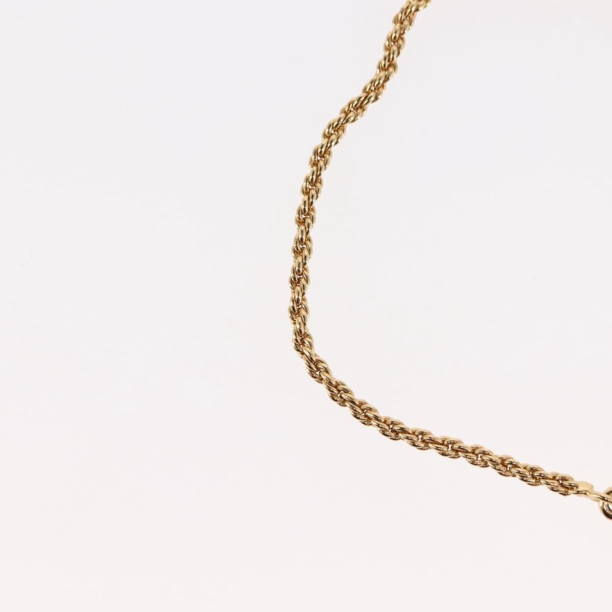 Dior Christian Dior Vintage Logo Bracelet Metal Goud