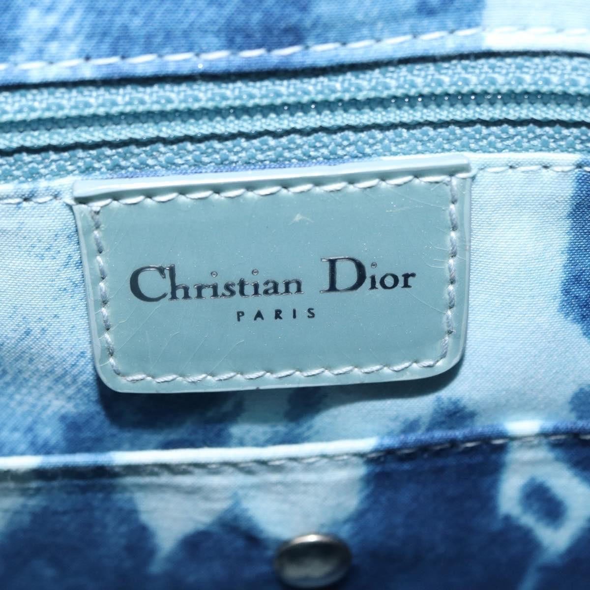 Dior Christian Dior Vintage Saddle Bowler Bag Patent leather Groen
