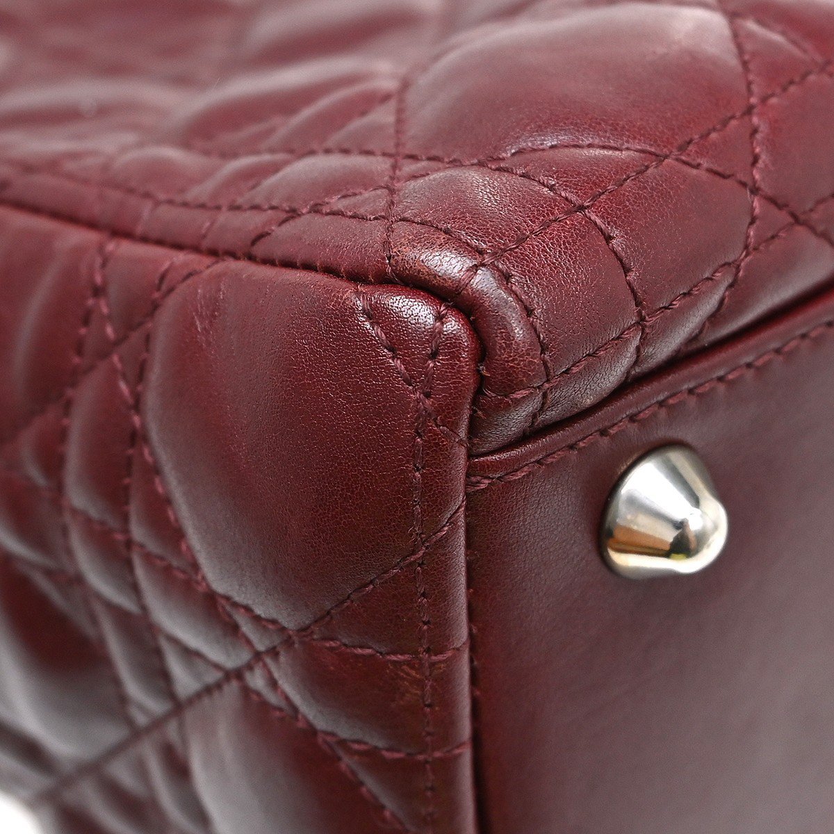 Dior Christian Dior Lady Dior Bow Cannage Quilt Lambskin Medium Divers