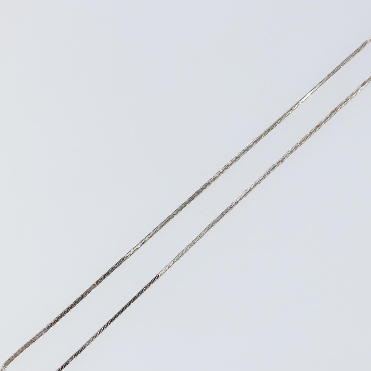 Dior Christian Dior Trotter Pendant Necklace Metal Zilver