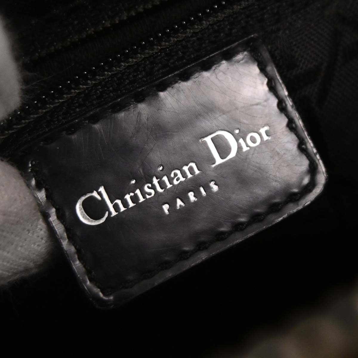 Dior Christian Dior Vintage Lady Dior Bag Printed Canvas Medium Divers