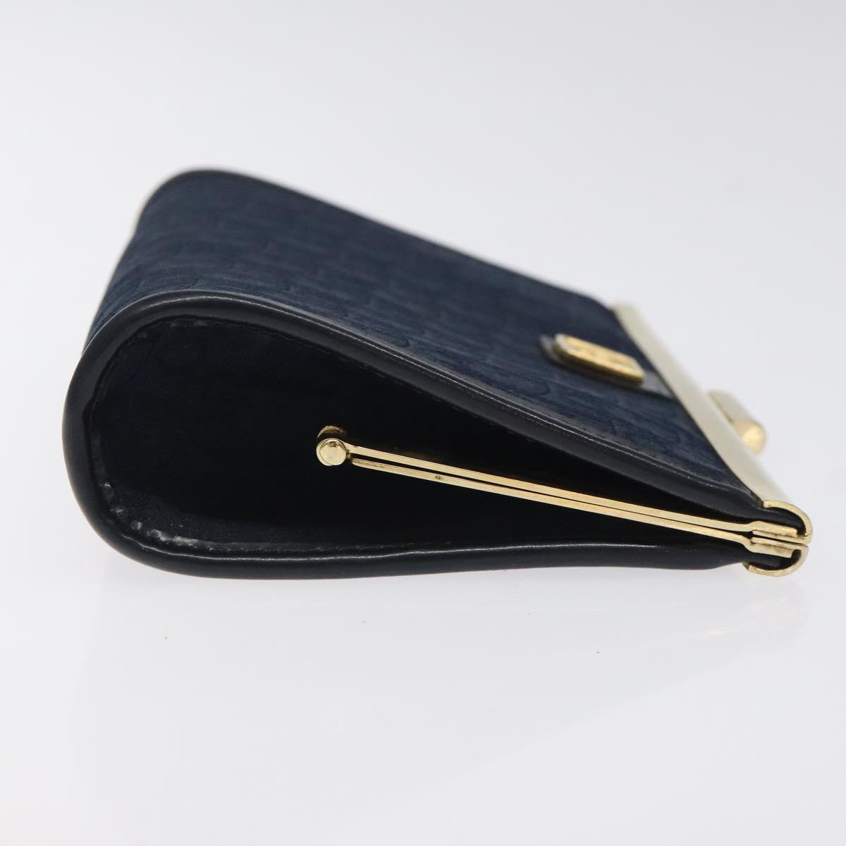 Dior Christian Dior Trotter pouch Canvas small Navy