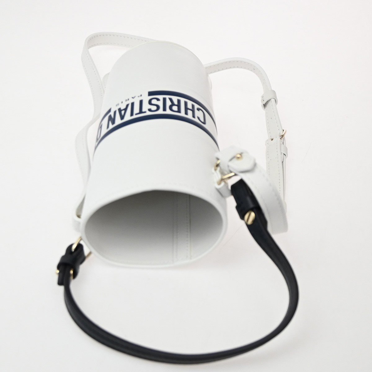 Dior Christian Dior Vibe Bottle Holder Bag Printed Leather Wit