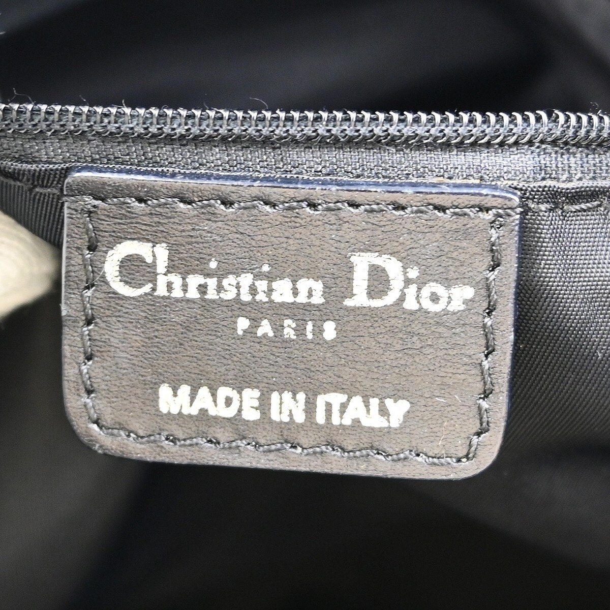 Dior Christian Dior Lovely Tote Diorissimo Canvas Medium Zwart