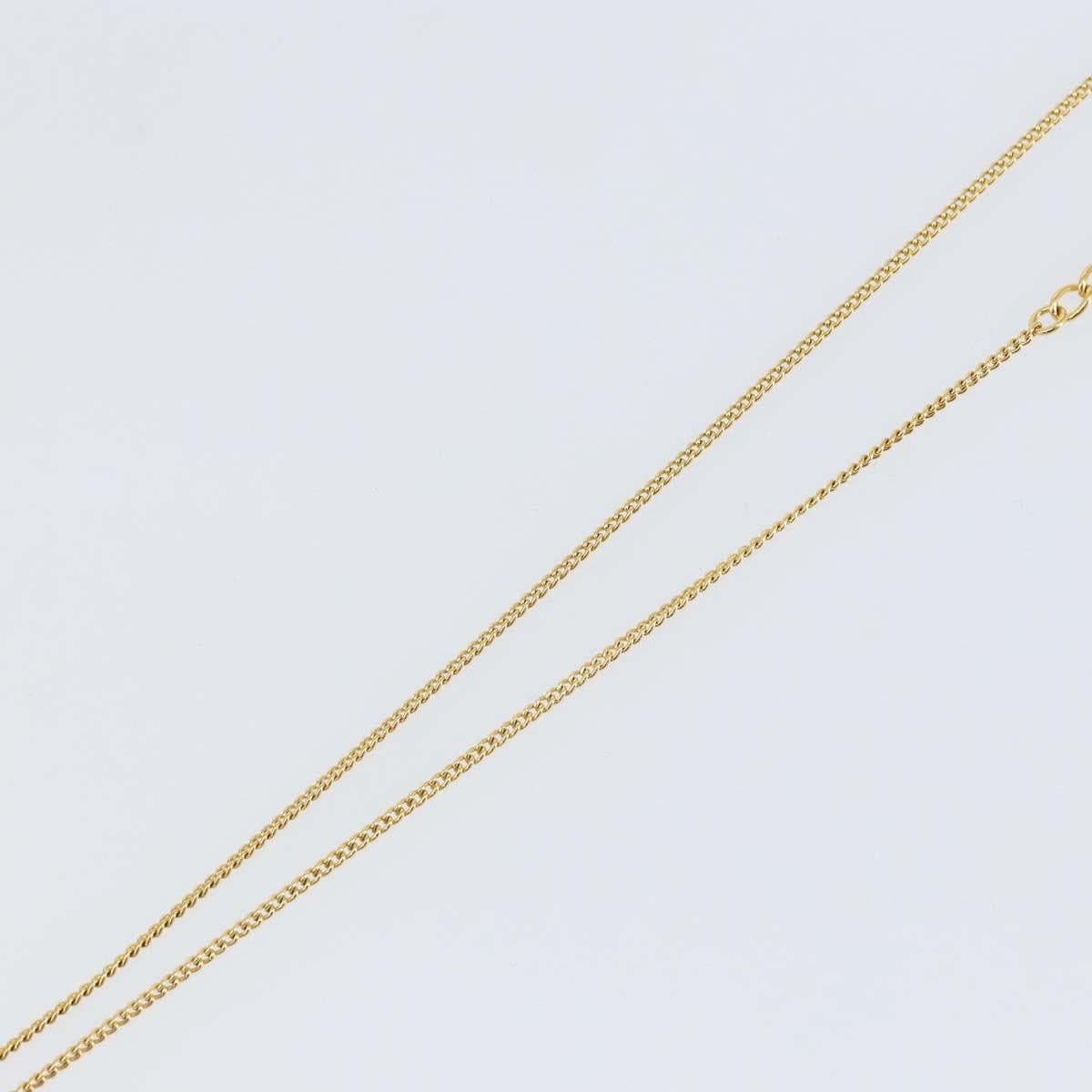 Dior Christian Dior CD Heart Necklace Metal Goud