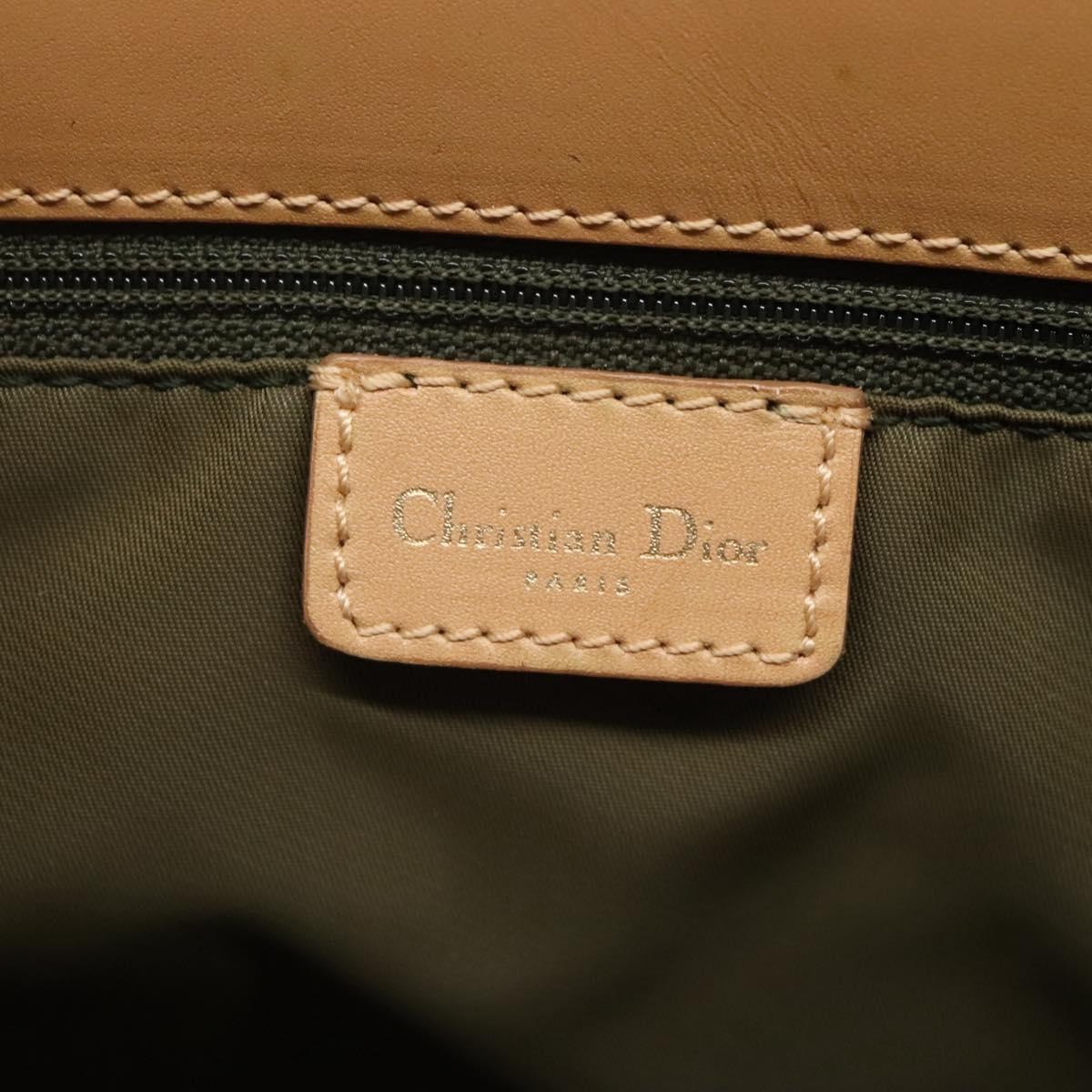 Dior Christian Dior Vintage Trotter Double Pocket Tote Diorissimo Canvas Large Divers