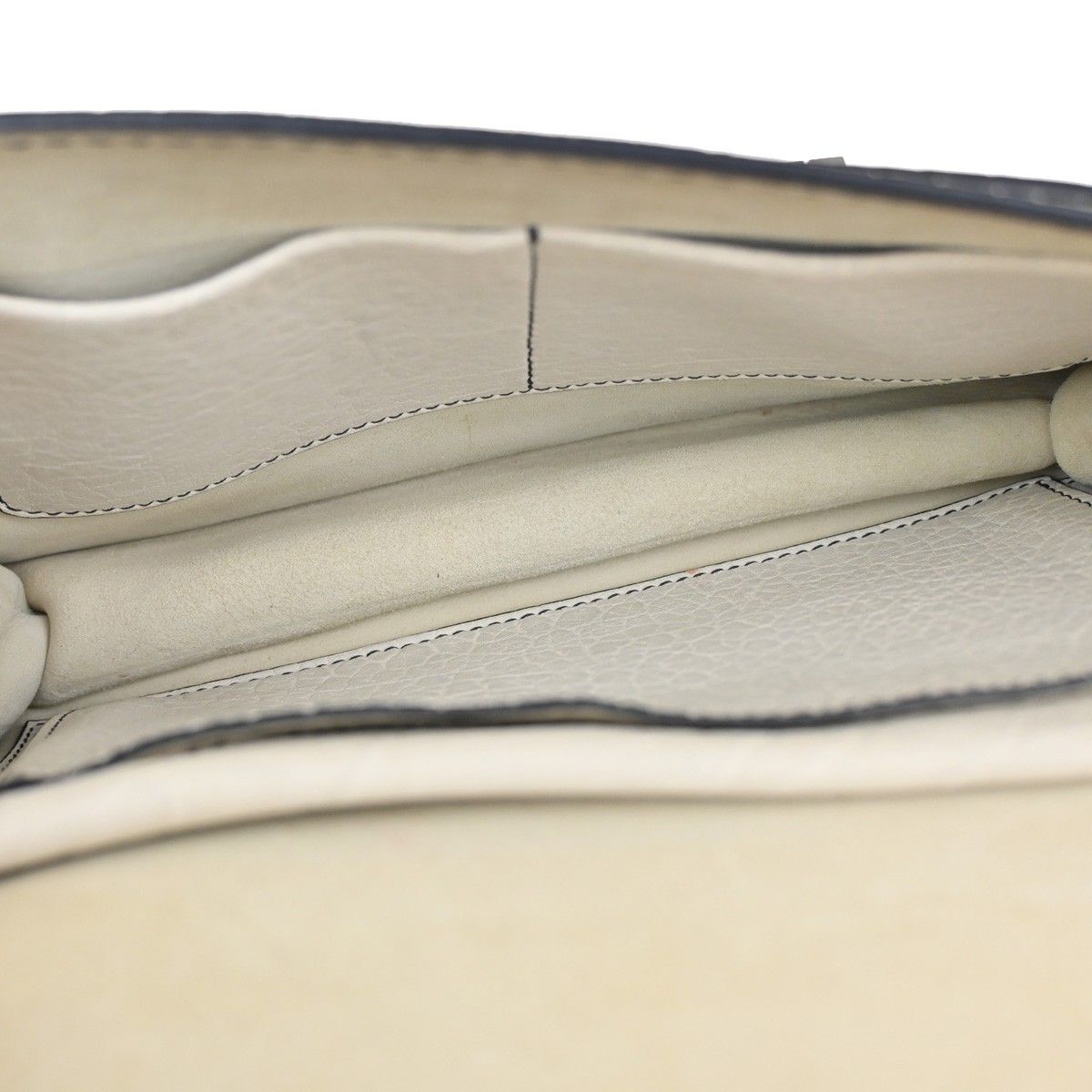 Dior Christian Dior J'Adior Flap Bag Canyon Grained Lambskin with Mosaic Detail Medium Wit
