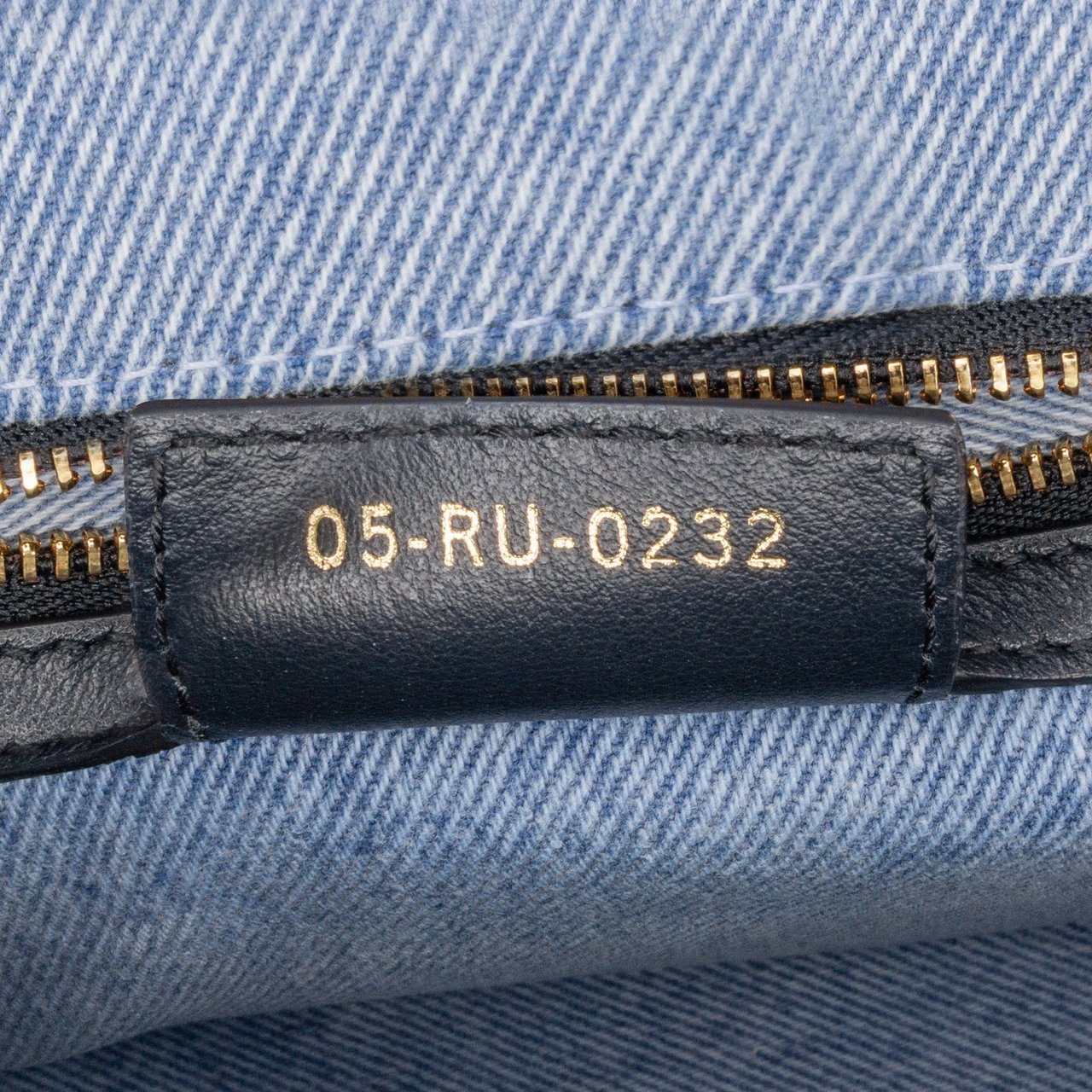 Dior Medium Denim Macrocannage Caro Bag Blauw