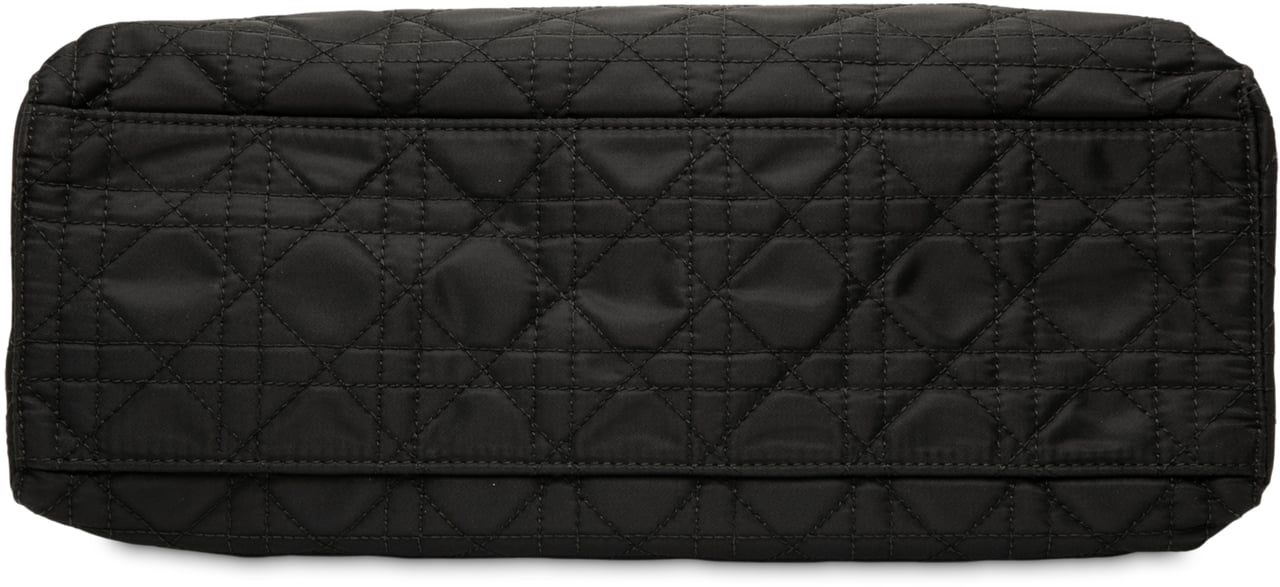 Dior Large Nylon Cannage Lady Dior Zwart