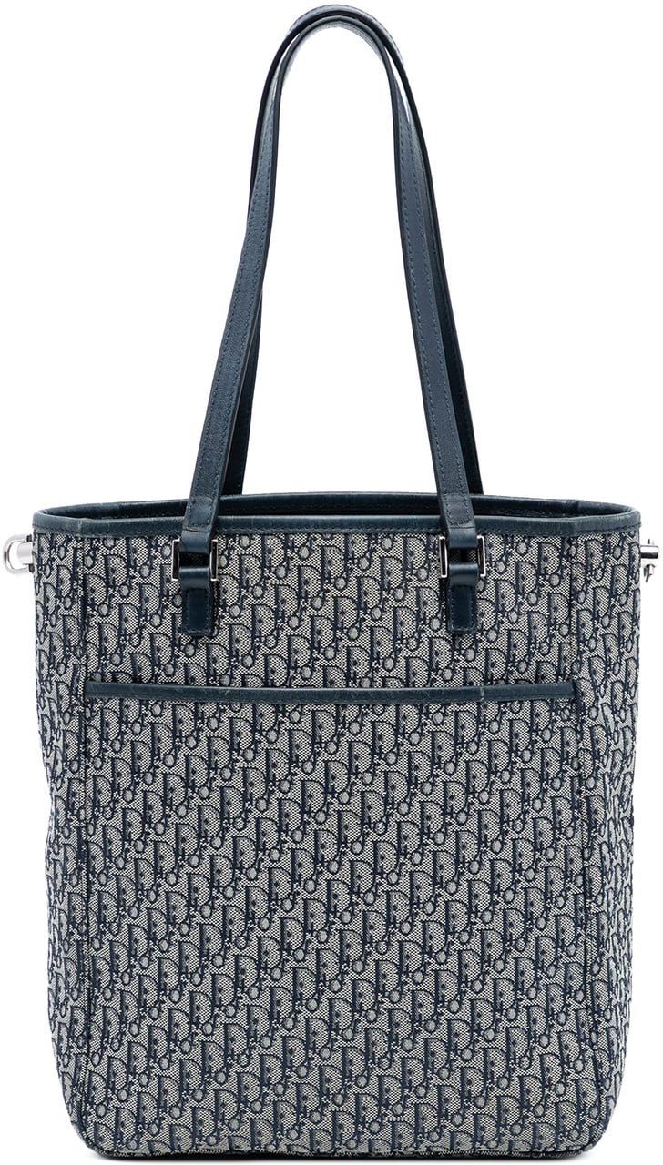 Dior Diorissimo Trotter Canvas Tote Blauw
