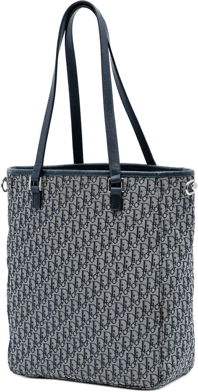 Dior Diorissimo Trotter Canvas Tote Blauw