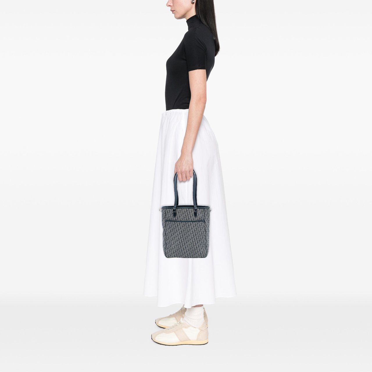 Dior Diorissimo Trotter Canvas Tote Blauw