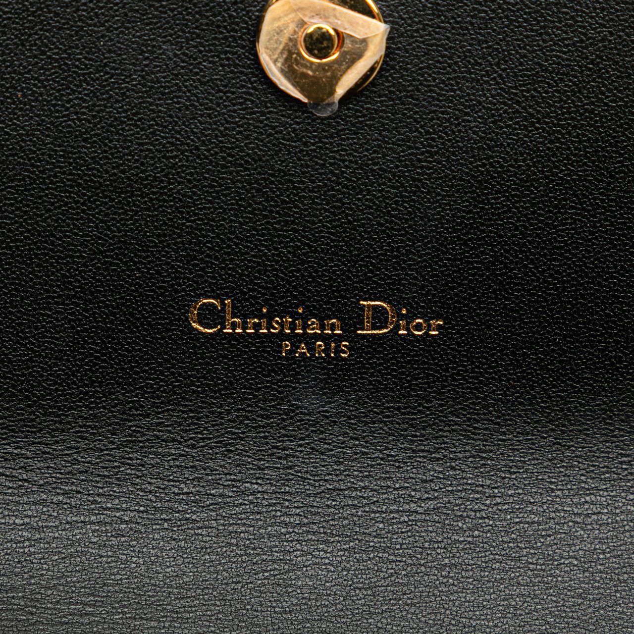 Dior Calfskin Cannage Caro Chain Belt Bag Zwart
