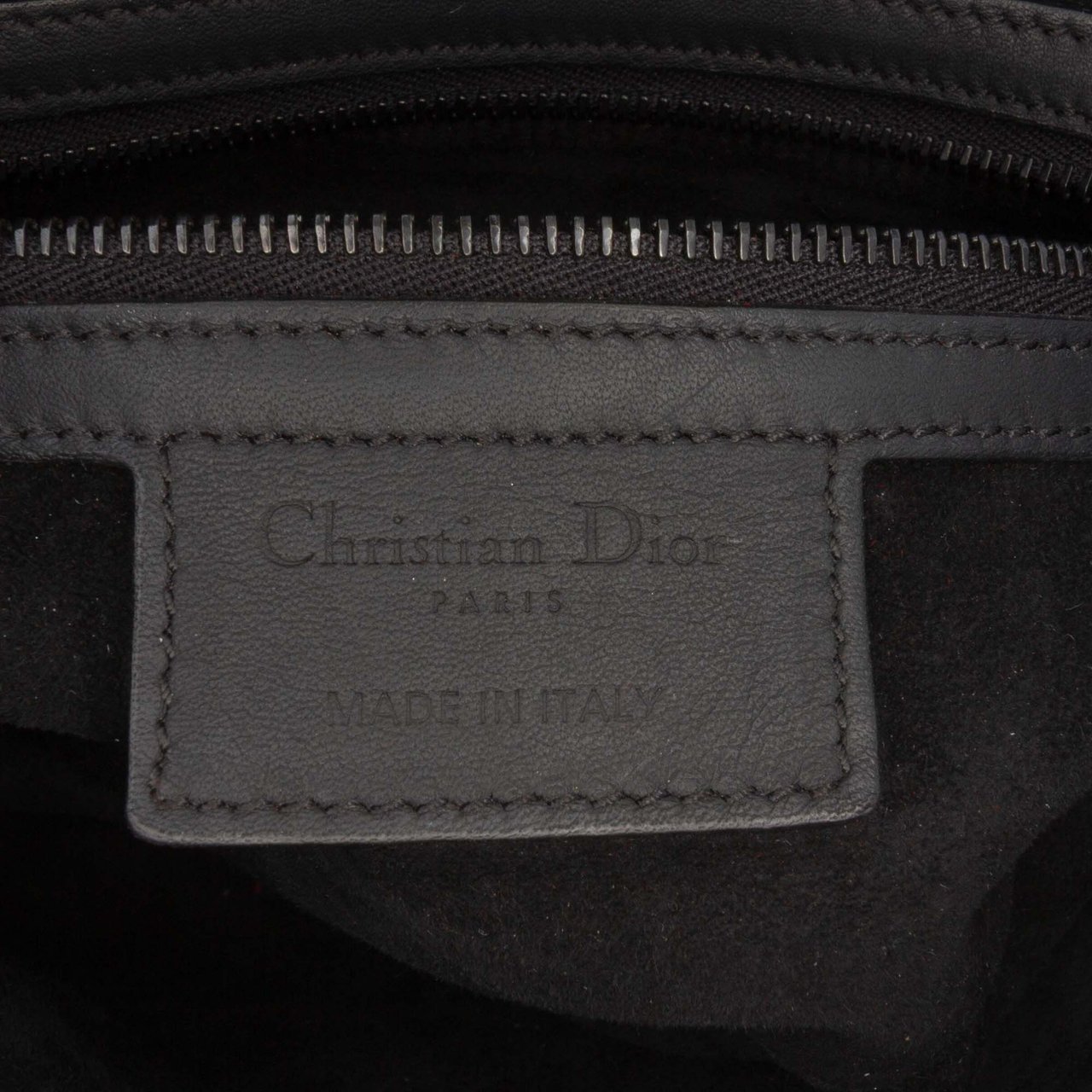 Dior Ultra Matte Calfskin Saddle Bag Zwart