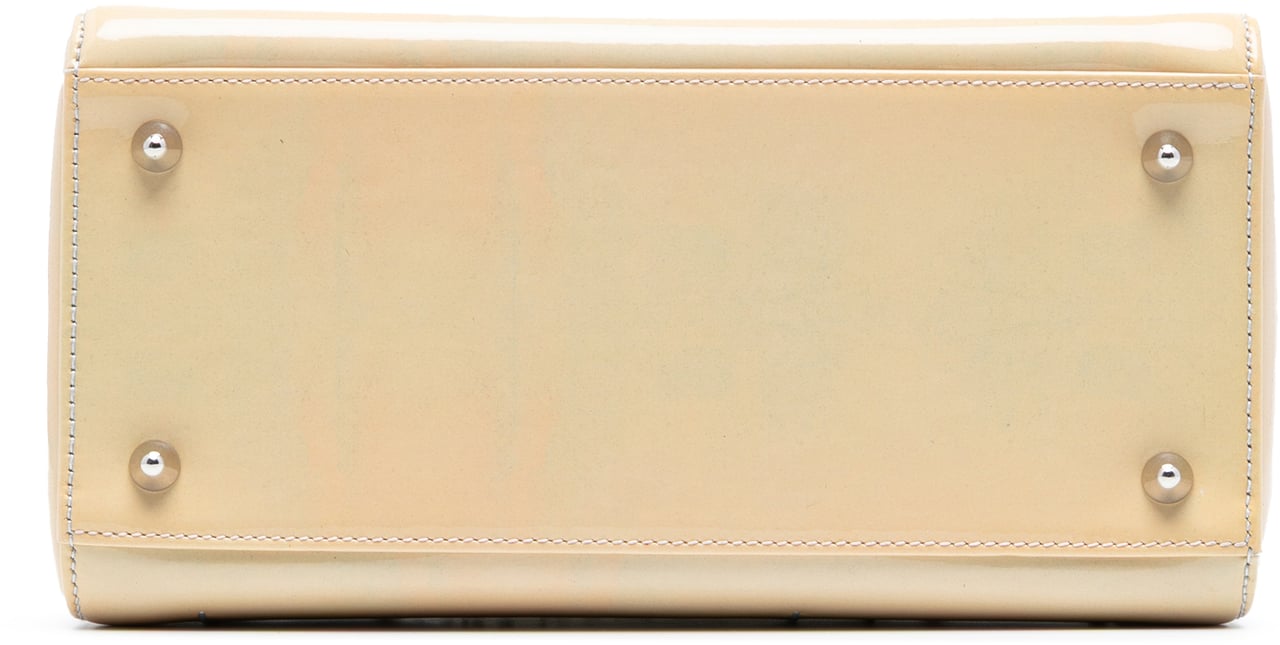 Dior Medium Ombre Patent Cannage Lady Dior Groen