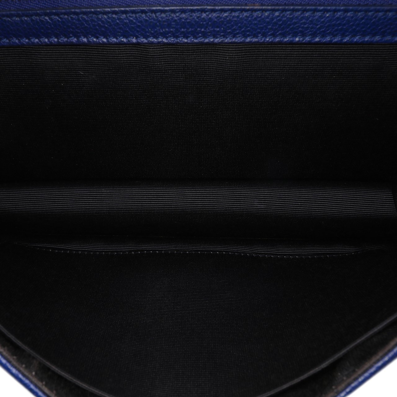 Dior Medium Grained Calfskin Diorama Flap Blauw