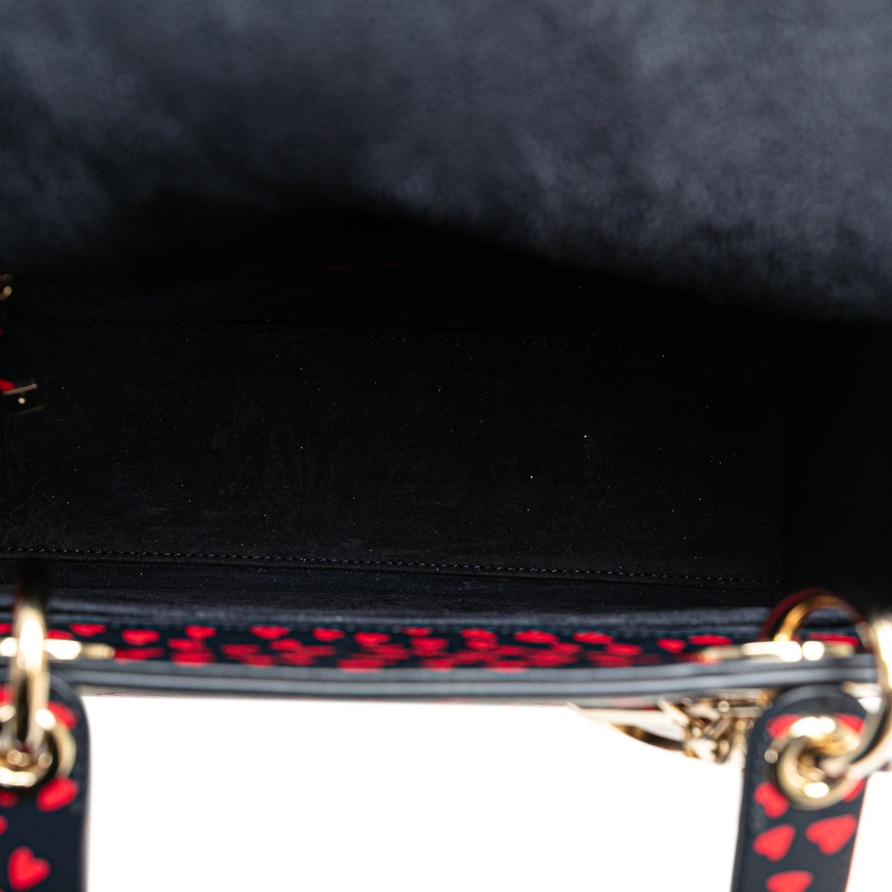 Dior Medium Calfskin I Love Paris Lady Dior Blauw