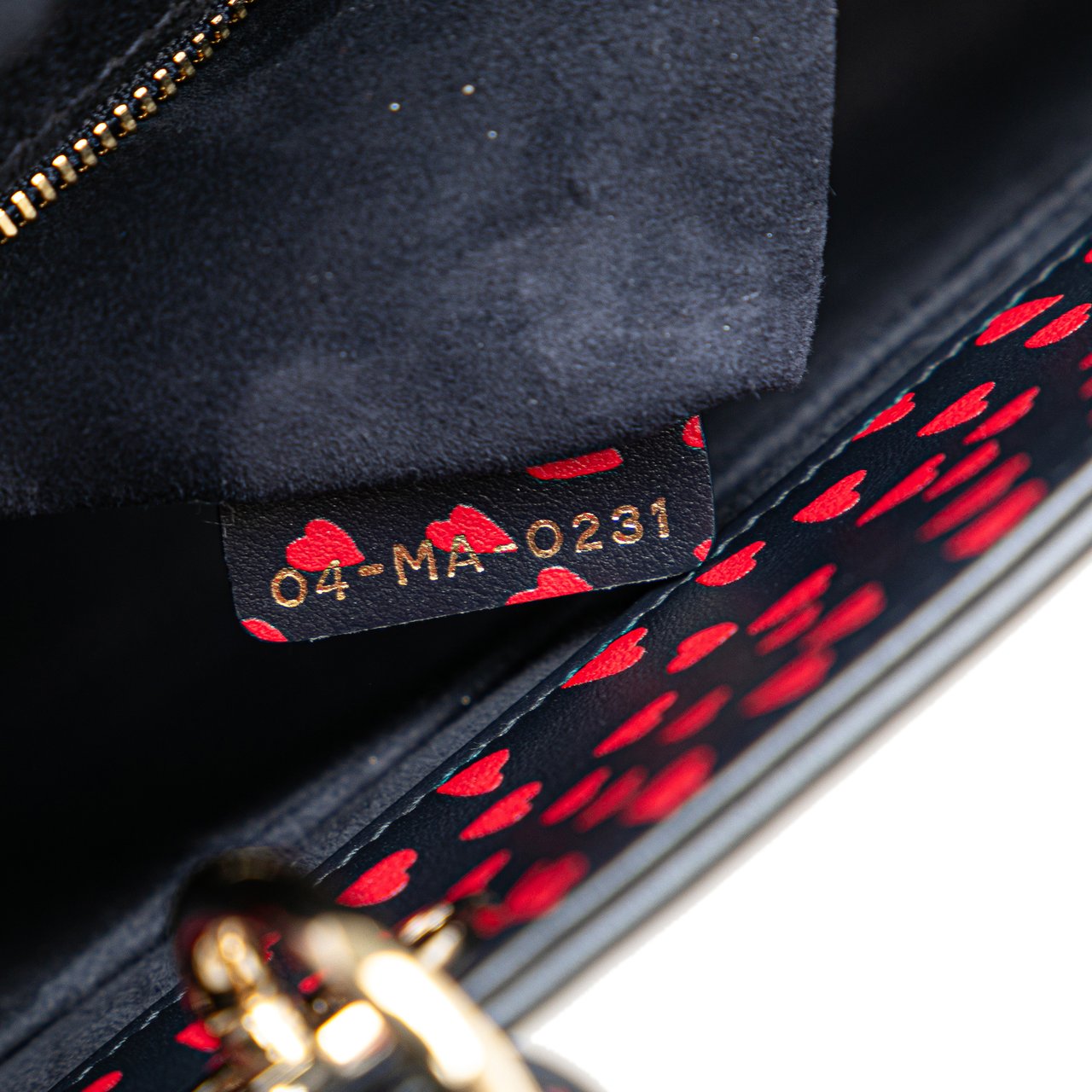 Dior Medium Calfskin I Love Paris Lady Dior Blauw