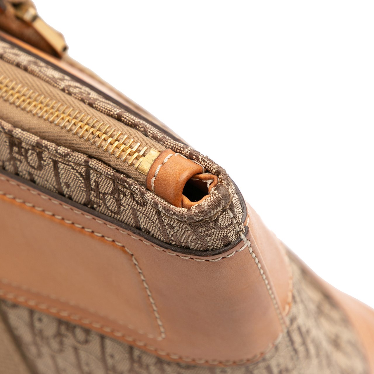Dior Diorissimo Trotter Canvas Street Chic Columbus Tote Bruin