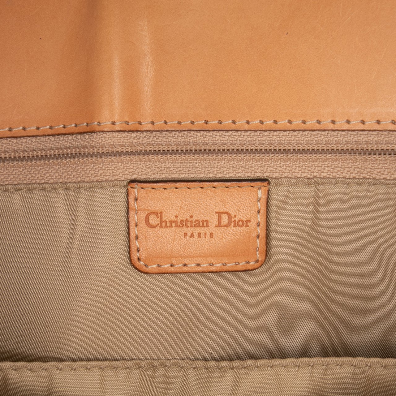 Dior Diorissimo Trotter Canvas Street Chic Columbus Tote Bruin