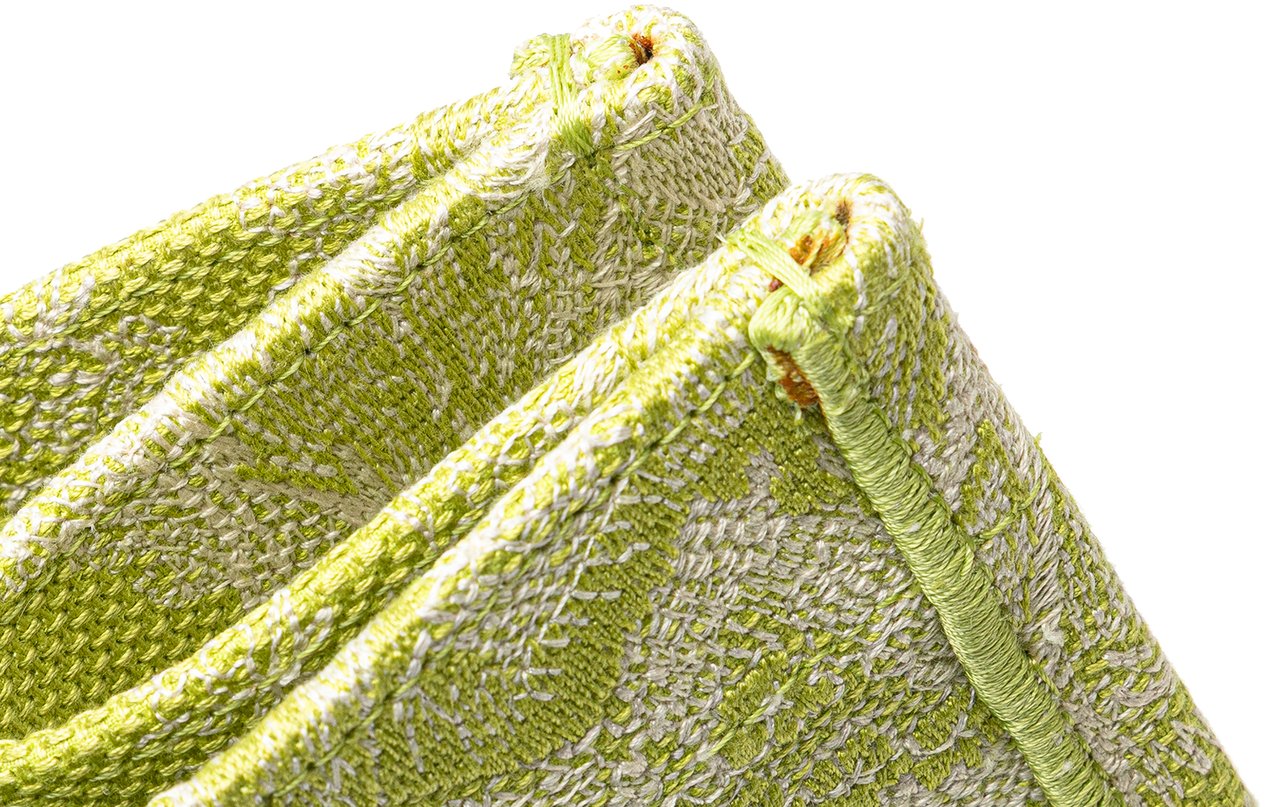 Dior Medium Canvas Embroidered Dioriviera Toile De Jouy Book Tote Groen