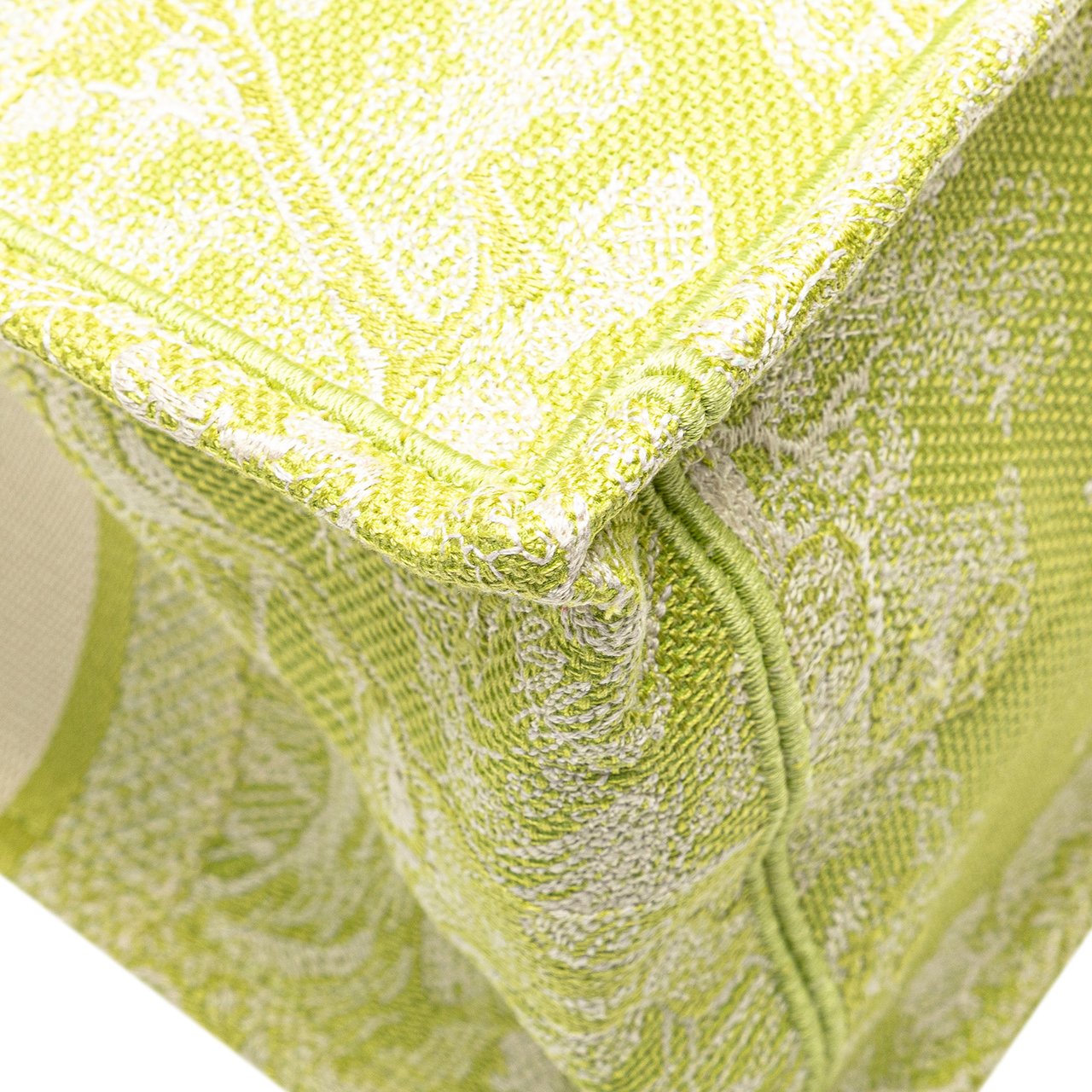 Dior Medium Canvas Embroidered Dioriviera Toile De Jouy Book Tote Groen