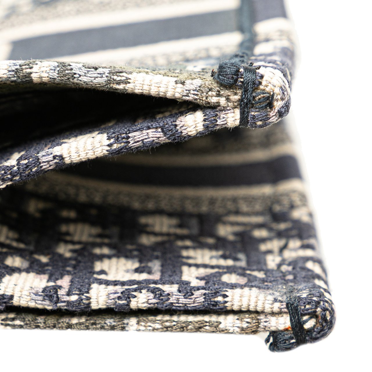 Dior Medium Oblique Canvas Book Tote Blauw