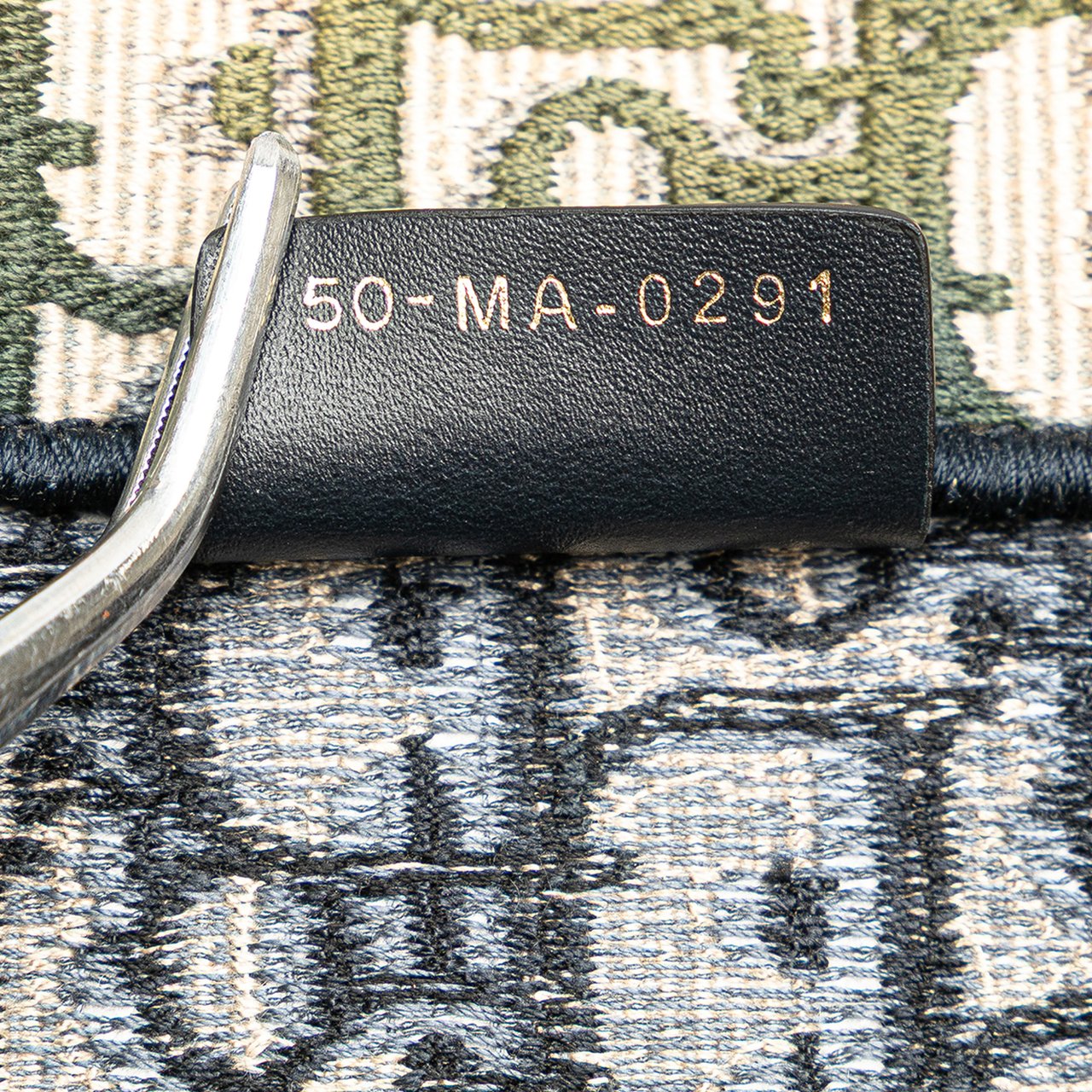 Dior Medium Oblique Canvas Book Tote Blauw