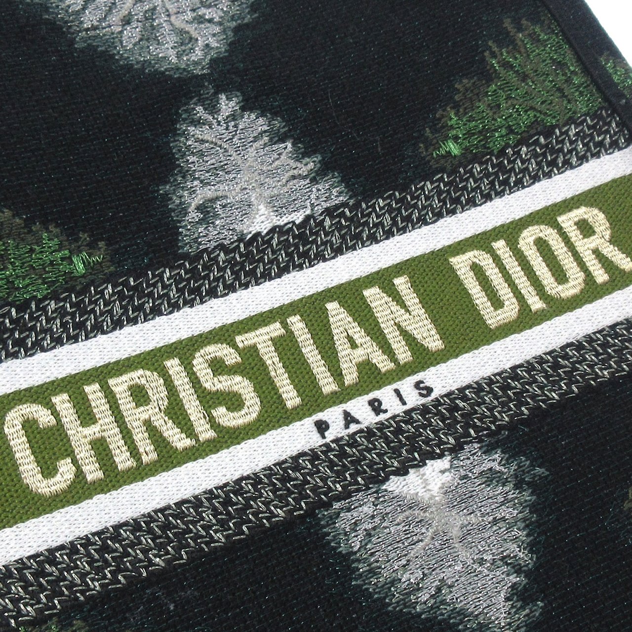 Dior Tie Dye Vertical Book Tote Groen