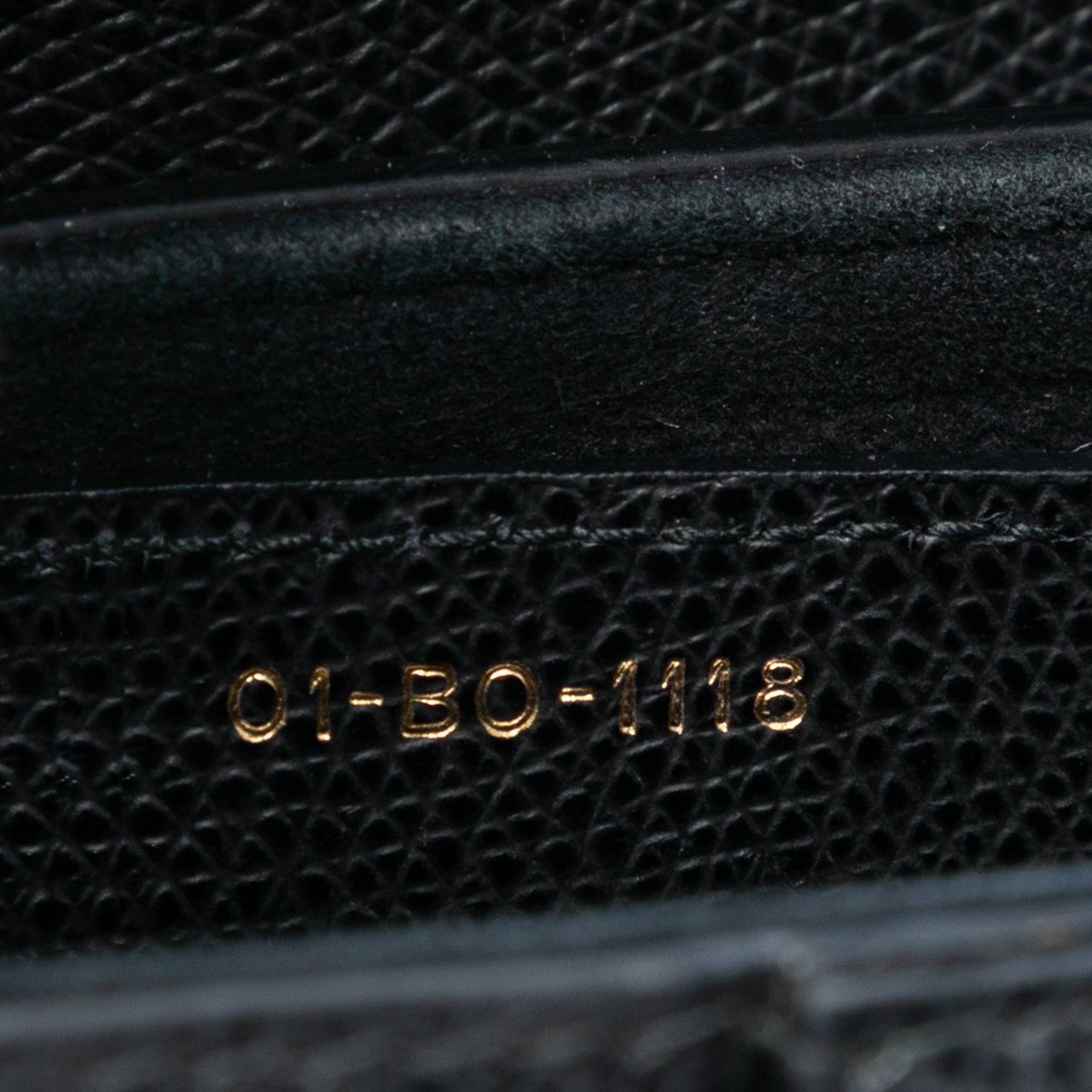 Dior Grained Calfskin Saddle Bag Zwart