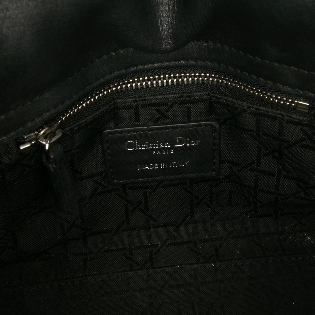 Dior Mini Lambskin Cannage Lady Dior Zwart