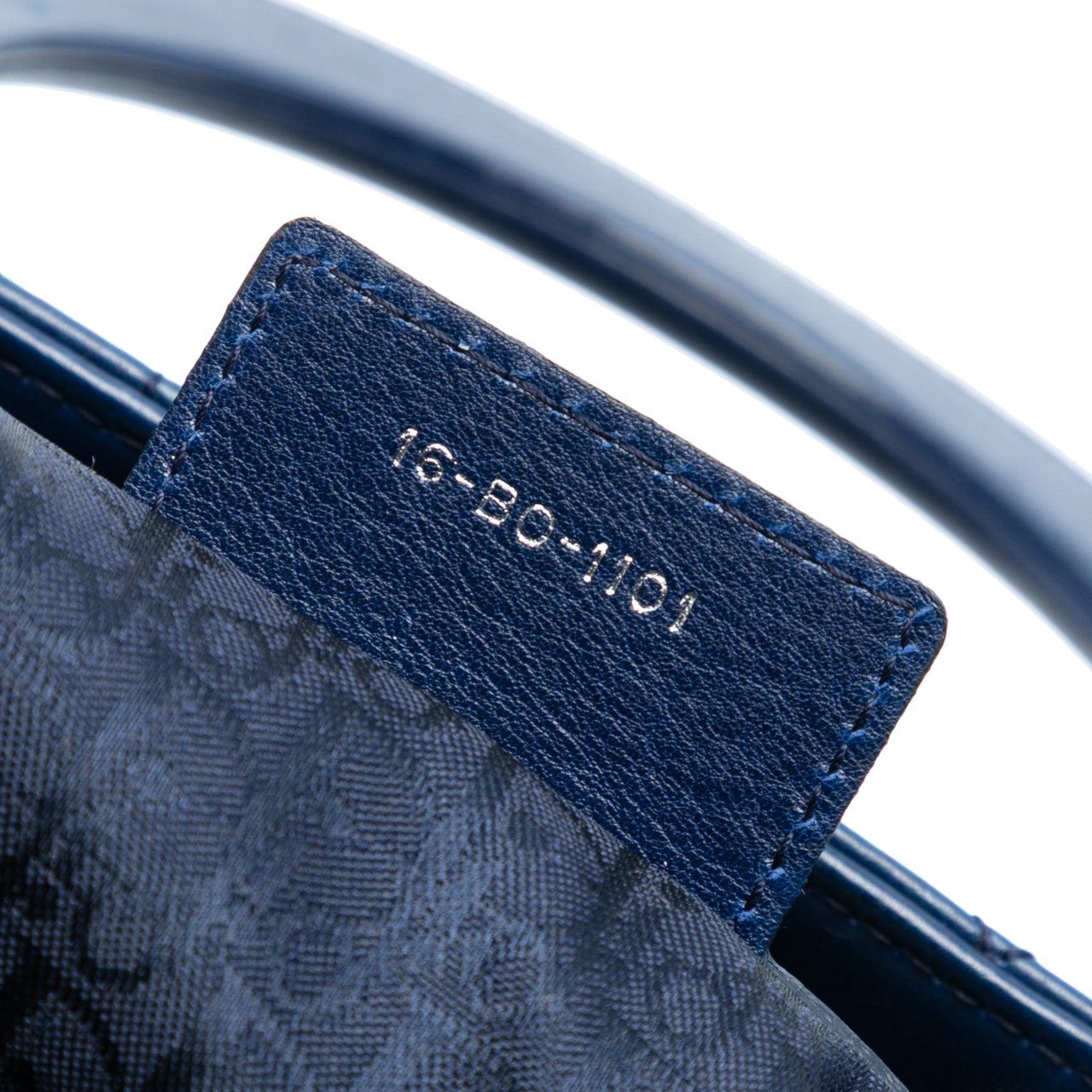 Dior Large Lambskin Cannage Lady Dior Blauw