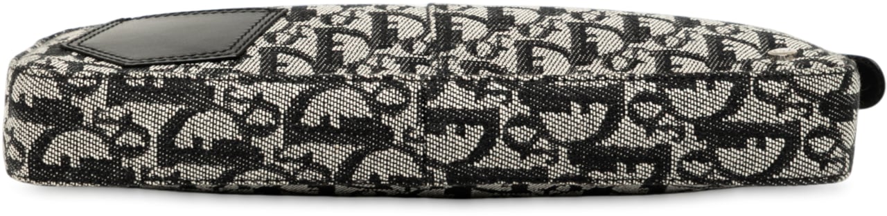 Dior Diorissimo Trotter Canvas Wristlet Clutch Blauw