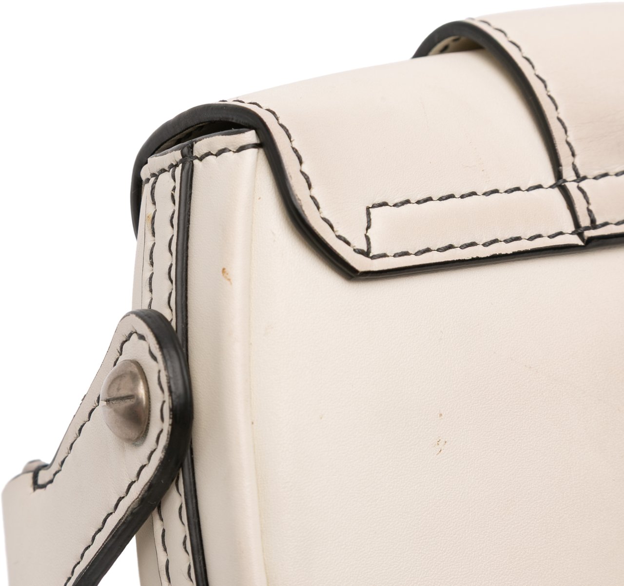 Dior Mini Leather D Fence Saddle Bag Wit