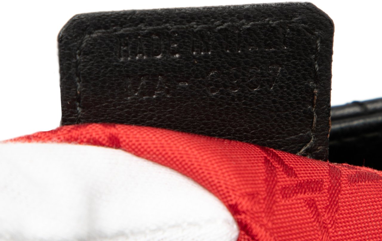 Dior Large Lambskin Cannage Lady Dior Zwart