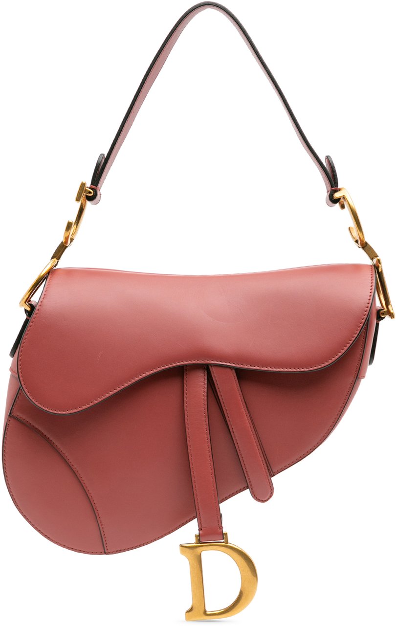 Dior Smooth Calfskin Saddle Bag Rood