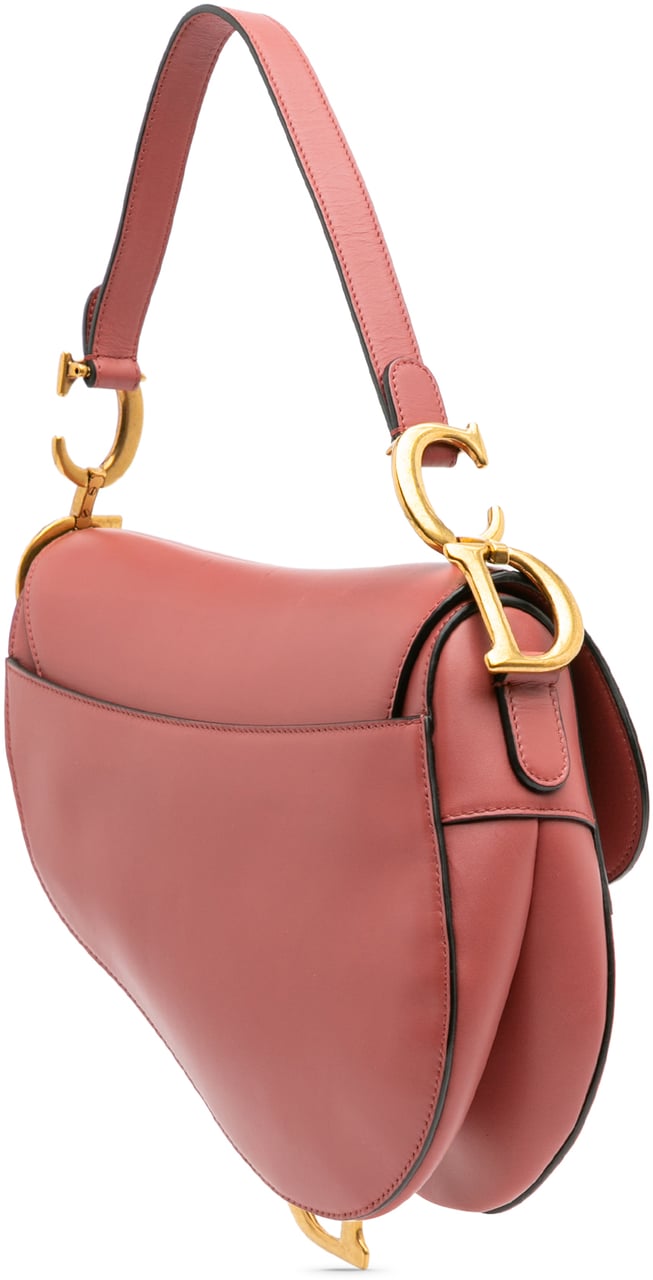 Dior Smooth Calfskin Saddle Bag Rood