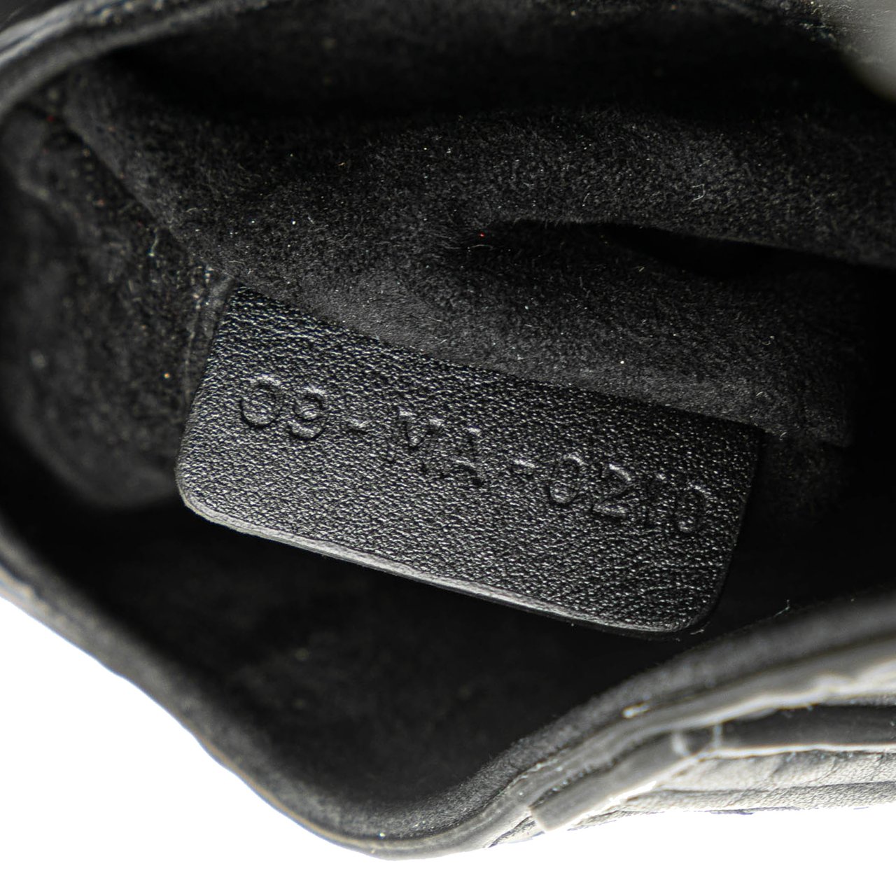 Dior Mini Oblique Embossed Calfskin Saddle Bag Zwart
