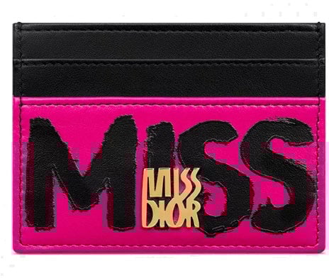 Dior Dior Miss Dior Freesia Card Holder Roze
