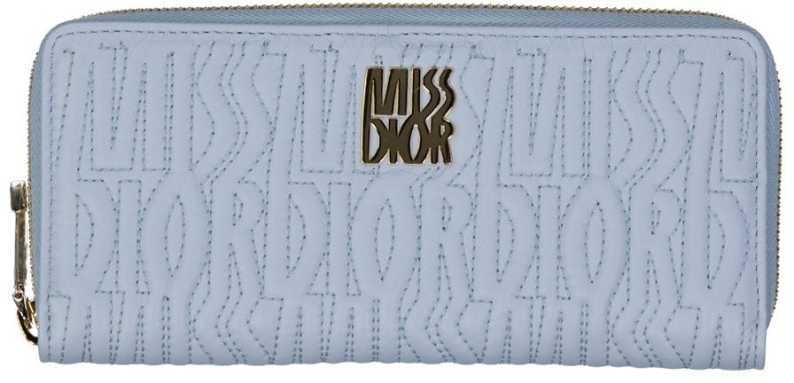 Dior Dior Miss Dior Leather Wallet Blauw
