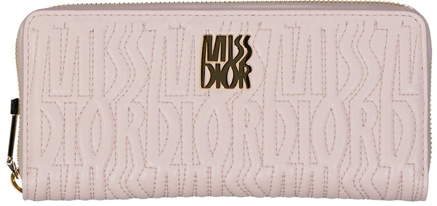 Dior Dior Miss Dior Leather Wallet Roze