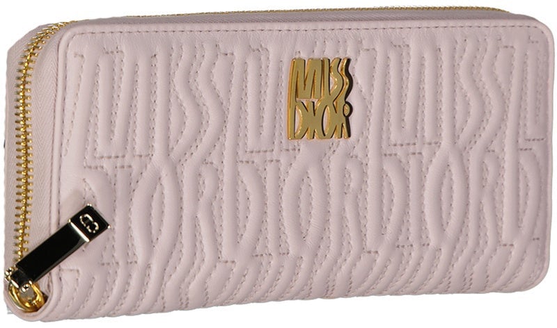 Dior Dior Miss Dior Leather Wallet Roze