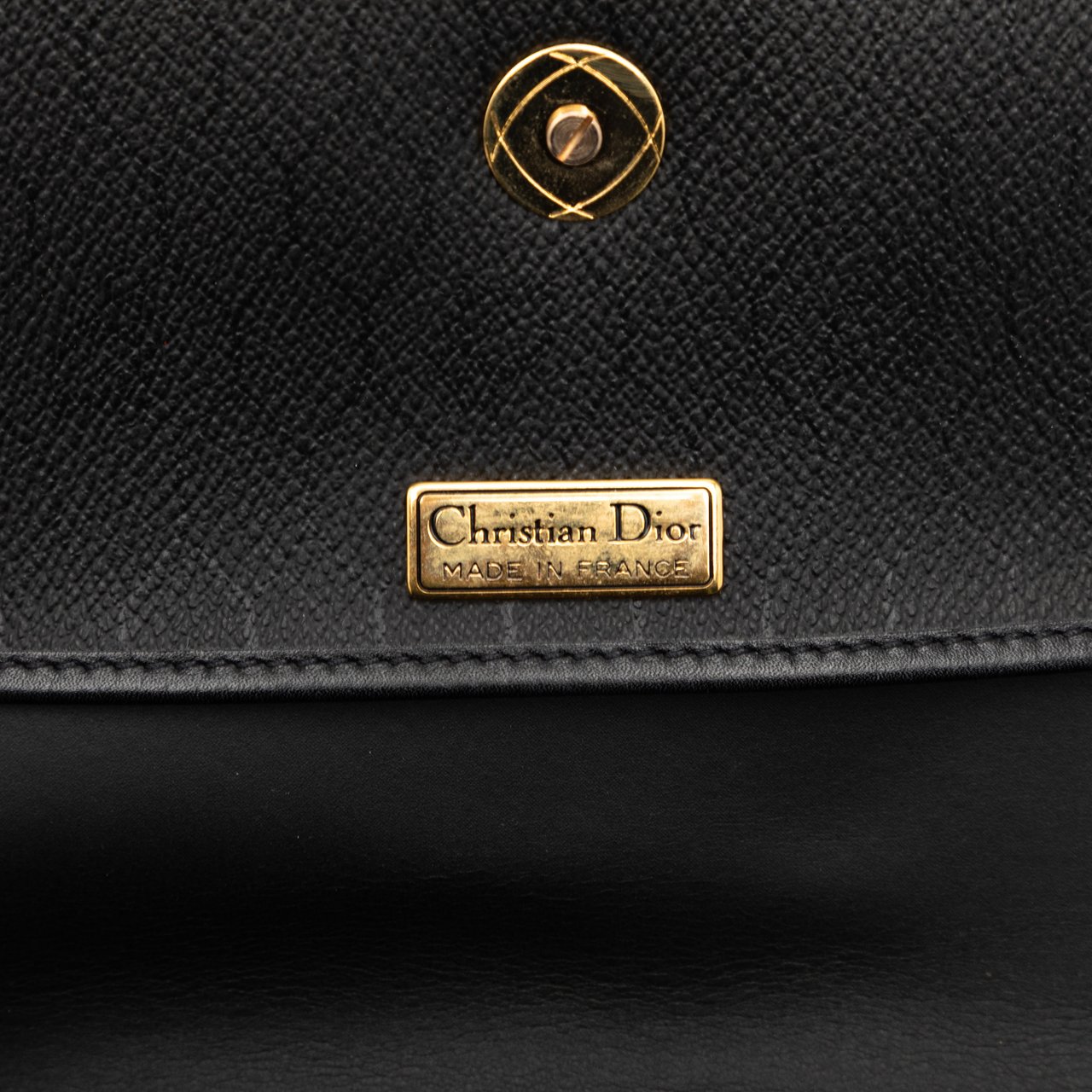 Dior Honeycomb Coated Canvas Crossbody Zwart