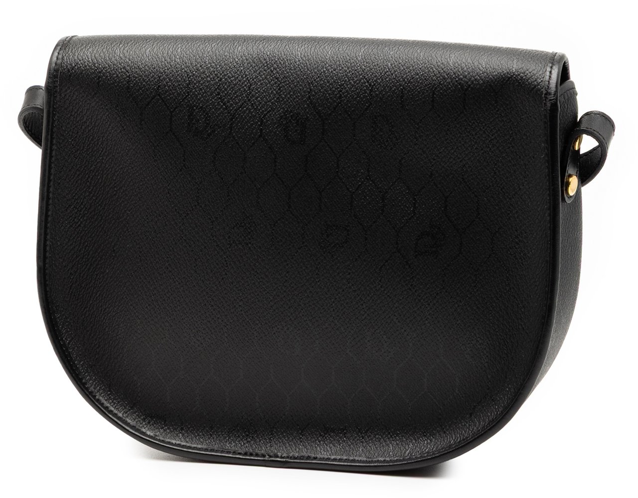 Dior Honeycomb Coated Canvas Crossbody Zwart