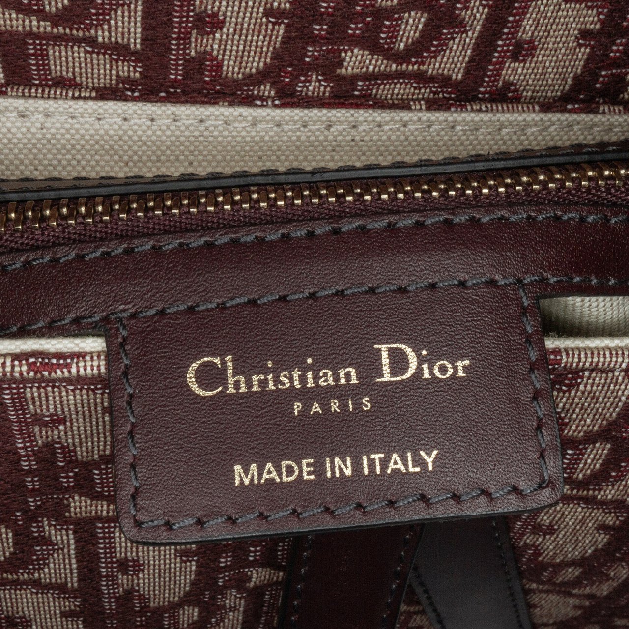 Dior Oblique Canvas Saddle Bag Rood
