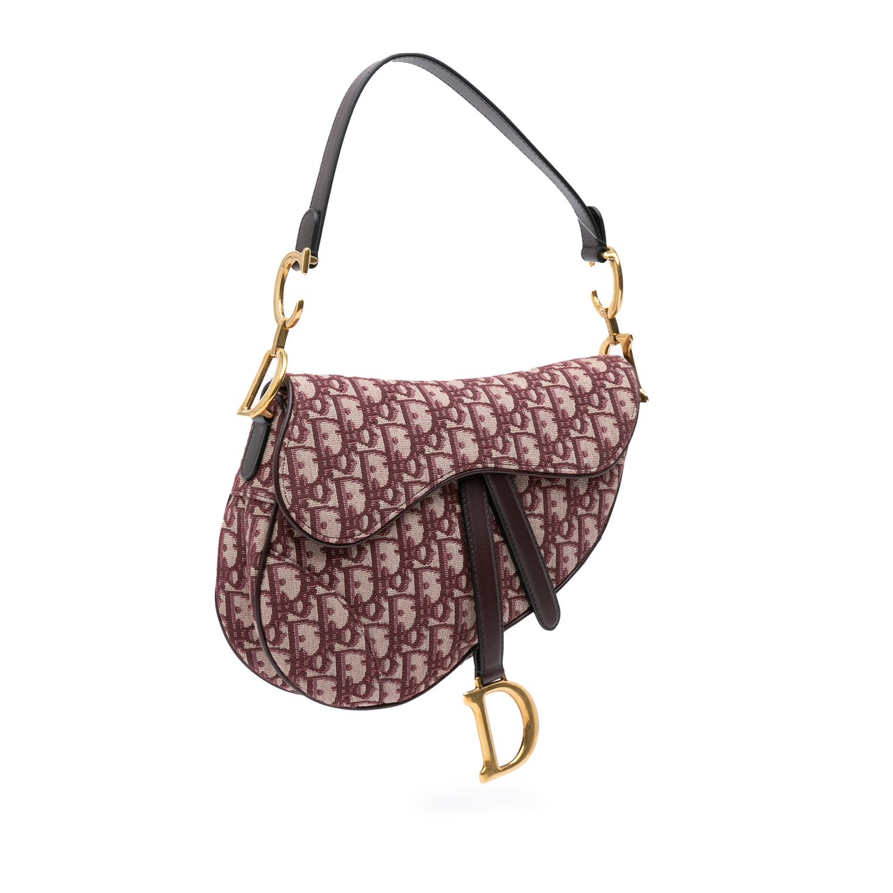 Dior Oblique Canvas Saddle Bag Rood