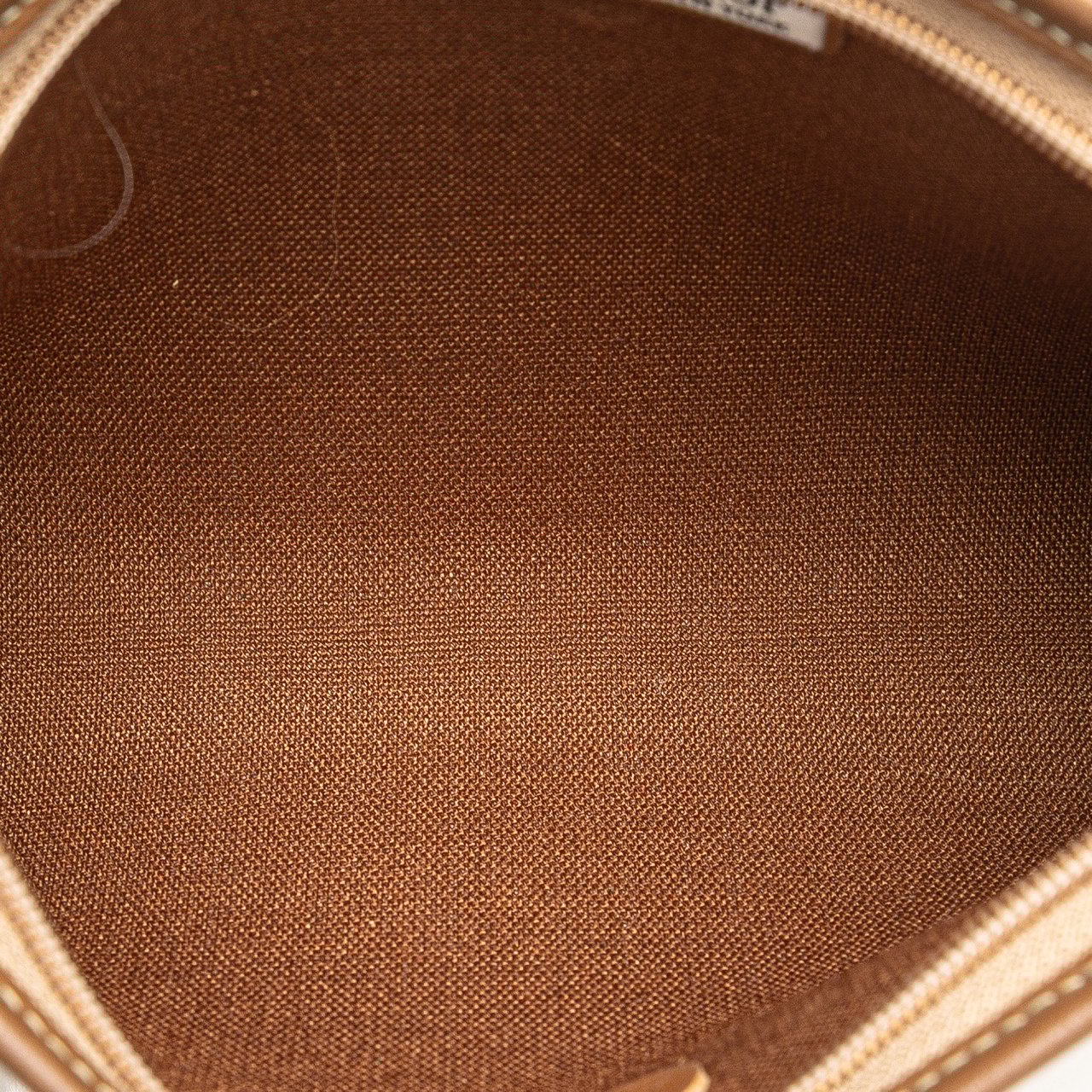 Dior Honeycomb Coated Canvas Clutch Bruin