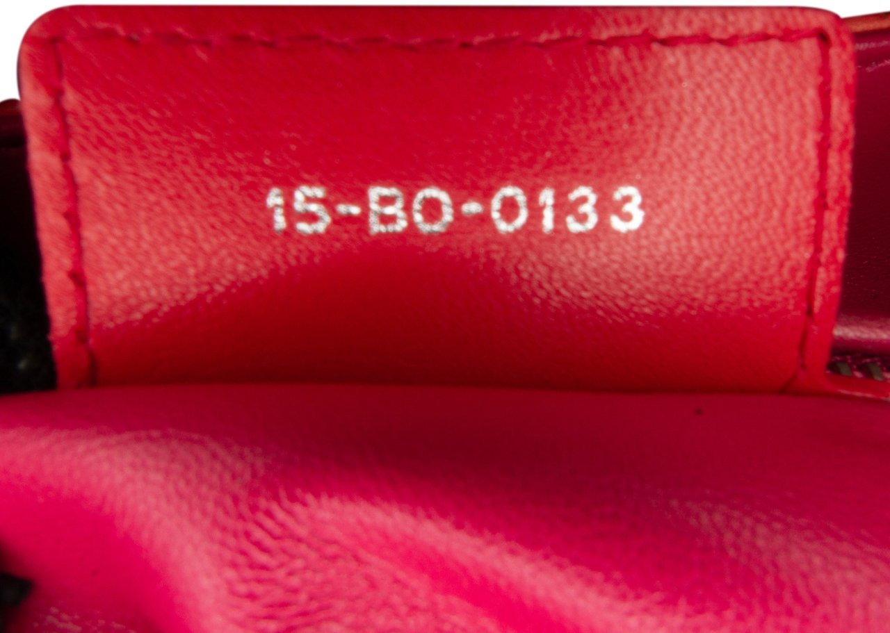 Dior Medium Bicolor Lambskin Cannage Lady Dior Oranje