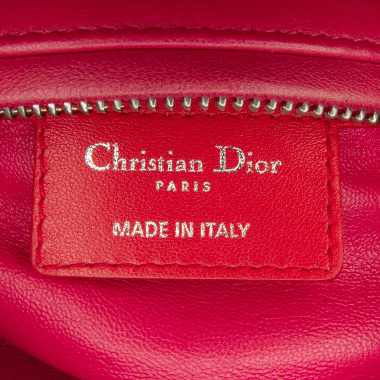 Dior Medium Bicolor Lambskin Cannage Lady Dior Oranje