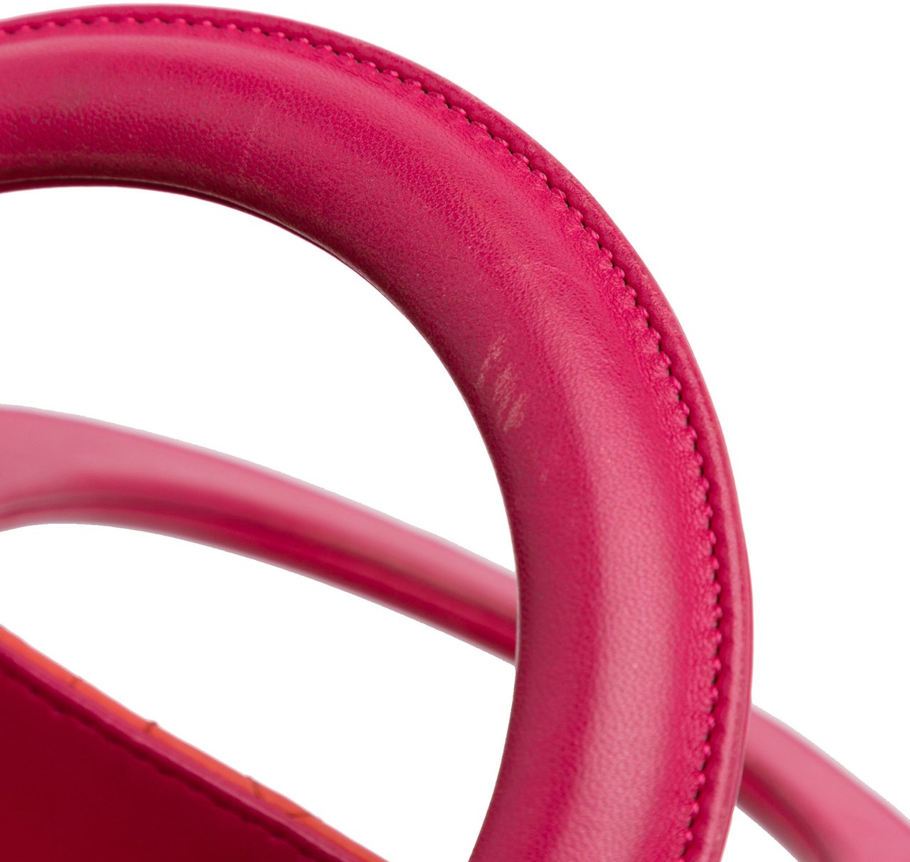 Dior Medium Bicolor Lambskin Cannage Lady Dior Oranje